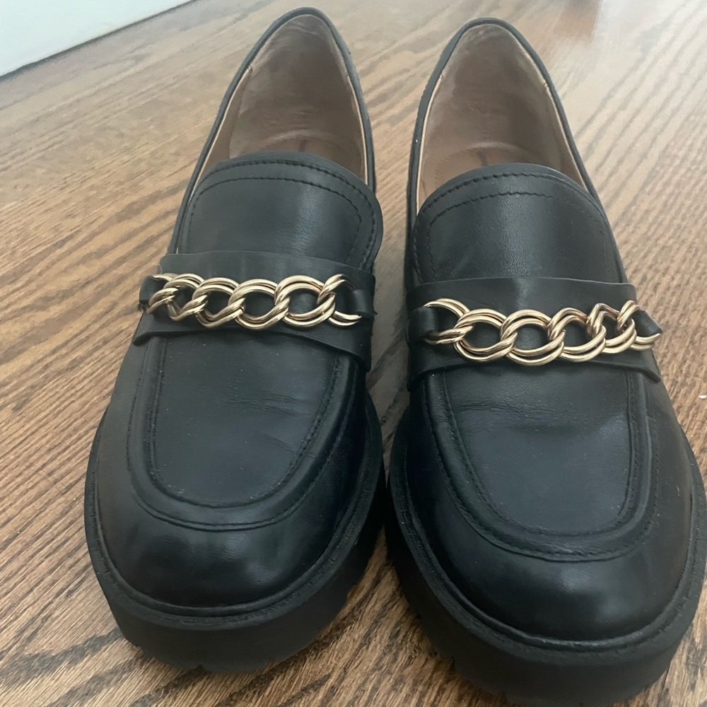 Sam Edelman Taelor Platform Loafer Black - Size 7